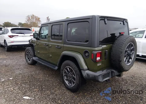 2021 Jeep Wrangler Unlimited 80Th Anniversary 4X4 from USA, damaged, VIN 1C4HJXDN0MW619828
